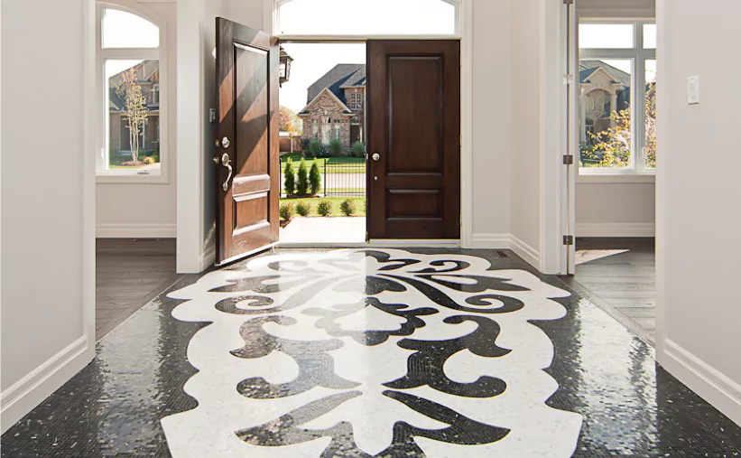 entrance tile design